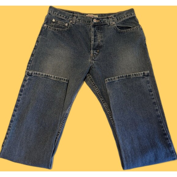 London Jeans Boot Cut Women’s Sz 14 Blue Medium Wash Denim Cotton RN 80763 Y2K - Picture 1 of 7